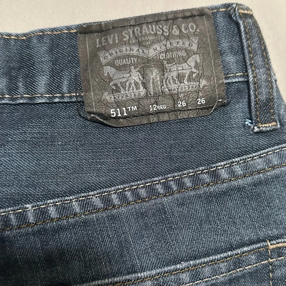 Levi Strauss‎ 511 boys jeans size 12 regular. Leg shape slim